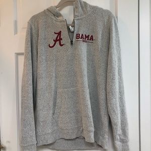 WOMENS QUARTER ZIP ALABAMA SWEATSHIRT